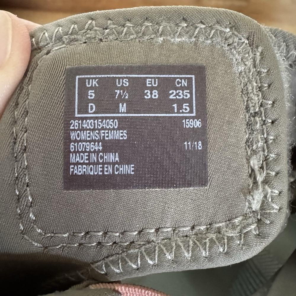 Clarks Cloudsteppers Cross Strap Wedge Sandal Step Cali Gray Size 7.5 - Picture 6 of 7